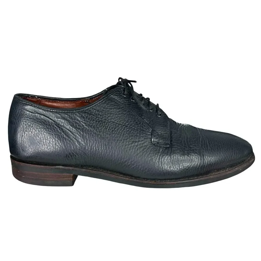 Allen Edmonds Men’s Pebbled Wide Black Leather Oxford Size US 10 E